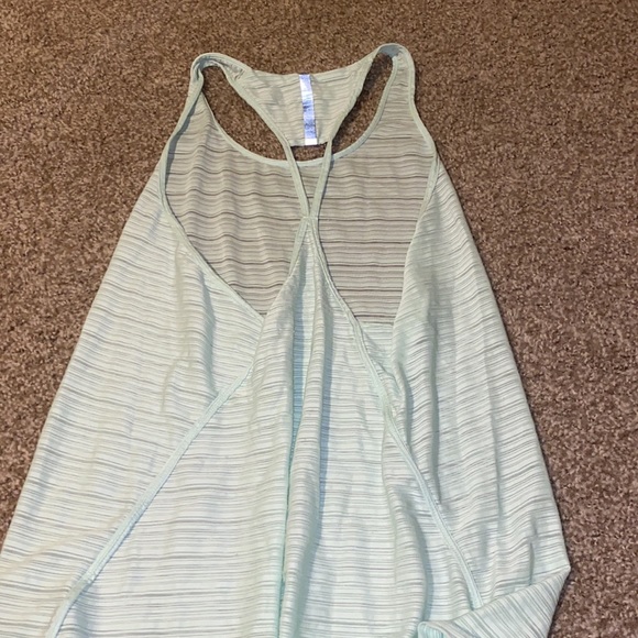 New Balance dry fit running tank. Size small worn once. Light green/blue - Picture 2 of 2